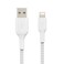 Belkin iPhone Cable (3M) Braided USB to Lightning Cable &ndash; White