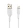 Belkin iPhone Cable (3M) Braided USB to Lightning Cable &ndash; White