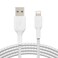 Belkin iPhone Cable (3M) Braided USB to Lightning Cable &ndash; White