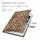 Drodalala iPad 9th/8th/7th Generation Case - 10.2in Case for Women, Leopard Pattern, Multi Viewing Stand, Auto Wake/Sleep