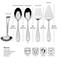 Mikasa Bravo 6-Piece Serving Set, Silver