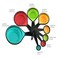 VBQFDPH Collapsible Measuring Cups and Spoons Set, 8 Pieces, Silicone, Adjustable for Kitchen, Camping
