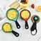 VBQFDPH Collapsible Measuring Cups and Spoons Set, 8 Pieces, Silicone, Adjustable for Kitchen, Camping