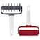 AooBaBa 2 Pieces Pizza Dough Roller and Docker Set Pastry Pizza Pie Roller Rolling Pins and Time-Saver Pizza Dough Docker