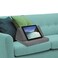 SensorPEDIC On-The- Go Supportive Foam Tablet Wedge Accessory Pillow, 16" x 13", Grey