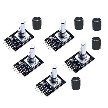 Teyleten Robot SongHe 5pcs KY-040 Rotary Encoder Brick Sensor Module Development for Arduino AVR PIC