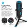 JLab Talk Pro USB Microphone - PC Mic, Podcast, Condenser Streaming Microphone, Gaming & Computer Desk, Plug & Play with USB C, Professional Quality, 4 Directional Pattern Modes, Volume Control