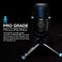 JLab Talk USB Microphone - Desk PC Mic, Condenser Podcast Microphone, Streaming, Gaming, Computer &amp; Laptop Microphones, Plug &amp; Play with 4 Directional Pattern Modes, Volume Control, Quick Mute &amp; USB-C