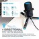 JLab Talk USB Microphone - Desk PC Mic, Condenser Podcast Microphone, Streaming, Gaming, Computer &amp; Laptop Microphones, Plug &amp; Play with 4 Directional Pattern Modes, Volume Control, Quick Mute &amp; USB-C