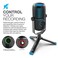 JLab Talk USB Microphone - Desk PC Mic, Condenser Podcast Microphone, Streaming, Gaming, Computer &amp; Laptop Microphones, Plug &amp; Play with 4 Directional Pattern Modes, Volume Control, Quick Mute &amp; USB-C