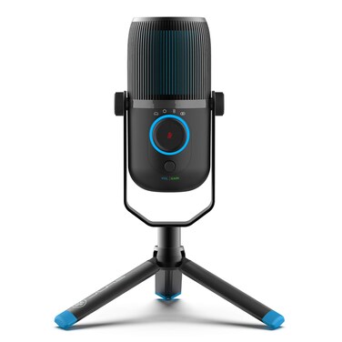 JLab Talk USB Microphone - Desk PC Mic, Condenser Podcast Microphone, Streaming, Gaming, Computer &amp; Laptop Microphones, Plug &amp; Play with 4 Directional Pattern Modes, Volume Control, Quick Mute &amp; USB-C