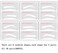 GOETOR 60 PCS Eyebrow Stencils 6 Styles Non-Woven Shaping Grooming Stencil Kit Eyebrow Drawing Guide Makeup Template DIY Tools