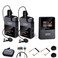 COMICA BoomX-D2 Wireless Lavalier Microphone with 2 Transmitter 1 Receiver