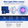 Readerest Blue Light Blocking Reading Glasses, UV Protection and Anti-Reflective Lenses, Spring Hinge Computer Reading Glasses, Power Blush (Peach, 2.50 Magnification)