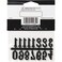 Plaid 44984E 3/8" Clock, 5/8" Black Numbers