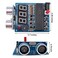 AONTOKY Ultrasonic Ranging Alarm Learn to Solder Electronics Kit for Soldering Practicing DIY Kit with HC-SR04 Ultrasonic Sensor Module