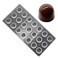 Grainrain polycarbonate chocolate mold polycarbonate chocolate bar mould Bullet Clear Hard Plastic candy pastry tools - Small Size (19328)