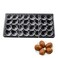GRAINRAIN Polycarbonate Chocolate Mold DIY Candy Mould Clear Hard Plastic Bakeware Pastry Tools Small Easter Egg Smooth Surface (19272)