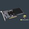 Sonnet M.2 4x4 PCIe 3.0 Card for up to Four M.2 NVMe SSDs - Silent Edition