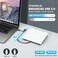 ROOFULL External CD/DVD Drive for Mac Laptop USB 3.0 & USB-C