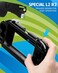 MODJUEGO L2 R2 Trigger Hand Grip Shell Controller Protective Case for Sony Playstation PS Vita 1000 (Black)