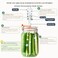 JILLMO Fermentation Kit, 1.5 Liter Fermentation Jar with Fermenting Weights and Airlocks, 2 Pack