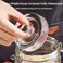 JILLMO Fermentation Kit, 1.5 Liter Fermentation Jar with Fermenting Weights and Airlocks, 2 Pack