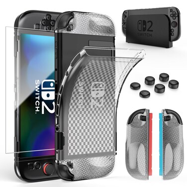 HEYSTOP Case Compatible with Nintendo Switch with Screen Protector