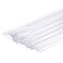 Comfy Package Jumbo Smoothie Straws - 100 Pack, Clear Plastic Boba &amp; Milkshake Straws