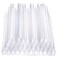 Comfy Package Jumbo Smoothie Straws - 100 Pack, Clear Plastic Boba &amp; Milkshake Straws