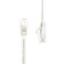 basics AmazonBasics Cat 6 Gigabit Ethernet Patch Internet Cable, Flat - 100FT, 1Pack, White - Include 25 Nails