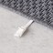 basics AmazonBasics Cat 6 Gigabit Ethernet Patch Internet Cable, Flat - 100FT, 1Pack, White - Include 25 Nails