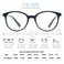 MODFANS Women Reading Glasses 4Pack Large Round Frame Readers Spring Hinges with 4 Pouch