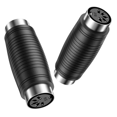 Cable Matters 2-Pack 5 Pin DIN MIDI Coupler Gender Changer (MIDI Extender Adapter)