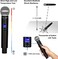 MicrocKing Wireless Microphone System, with 4 Handheld Mics, Metal Build, Fixed Frequency, Long Range 400ft, Ideal for Party/Wedding/Church/Conference/Speech