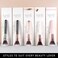 Niré Beauty Makeup Brush Set with Case, Vegan, 15pc, White Rose Gold