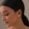 LeCalla Sterling Silver Jewelry Stud-Earrings