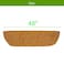 Frillybutts 48 Inch Coco Liner,Window Deck Trough Coco Coir Coconut Replacement Liner for Window Box