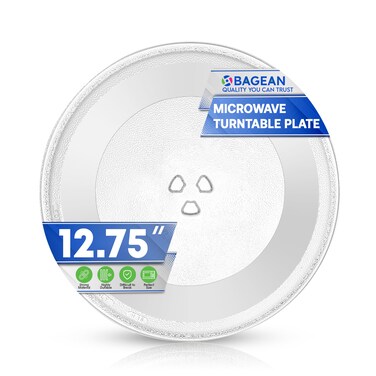 Bagean Replacement for GE WB49X10129, WB49X10074 Microwave Glass Tray 12 3/4 Inch