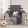 U-NICE HOME Reversible Recliner Chair Covers, Dark Grey/Light Grey