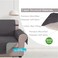 U-NICE HOME Reversible Recliner Chair Covers, Dark Grey/Light Grey