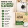 Renuv Washing Machine Cleaner for Front Load, Top Load or HE, Slow Dissolving Huge 1180ml Eco Friendly Tablets for Maximum Effect Deep Clean Your Washer Where Others Fail