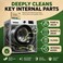 Renuv Washing Machine Cleaner for Front Load, Top Load or HE, Slow Dissolving Huge 1180ml Eco Friendly Tablets for Maximum Effect Deep Clean Your Washer Where Others Fail