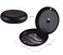 ZIZNBA 2 Pack Retainer Cases, Solid Orthodontic Retainer Cases-Black