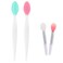 Finrray Silicone Lip Brush Set - 2pcs Double-sided Lip Scrubber &amp; Balm Applicator Tools