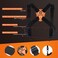 OUFABE Binocular Harness Strap, Binocular Harness for Birding, X-shaped Decompression Binocular Strap