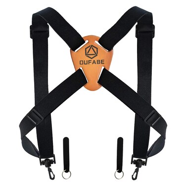OUFABE Binocular Harness Strap, Binocular Harness for Birding, X-shaped Decompression Binocular Strap