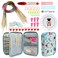 KOKNIT Lightweight Circular Knitting Needles Set, 31'' Bamboo Storage Organizer for Beginners, Round Knitting Needles with Sewing Tools Full DIY Craft Kits
