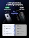 Vaydeer Undetectable Mouse Jiggler, USB Port for Computer, Driver-Free with ON/OFF Switch, Simulate Mouse Movement, Black