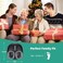 Medcursor Foot Massager Machine with Heat Function, Deep Kneading Massager, Multi-Level Settings & Adjustable Intensity for Home or Office Use (Black)